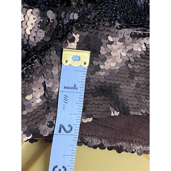 NWT Free People Sequin Shorts Gold Brown Sz Small - Picture 7 of 8